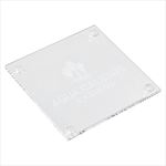 HST31221 Square Glass Beverage Coaster with Custom Imprint